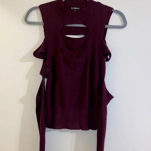 Express Cut Out Sweater
